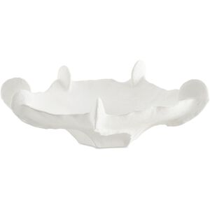 Coral Mirage Matte White Outdoor Bowl