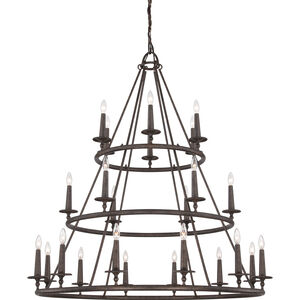 Voyager 24 Light 48 inch Malaga Foyer Chandelier Ceiling Light