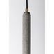 Brielle 1 Light 7 inch Aged Brass Pendant Ceiling Light
