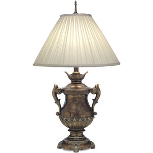 Ellie 31 inch 150 watt Tortoise Shell Table Lamp Portable Light