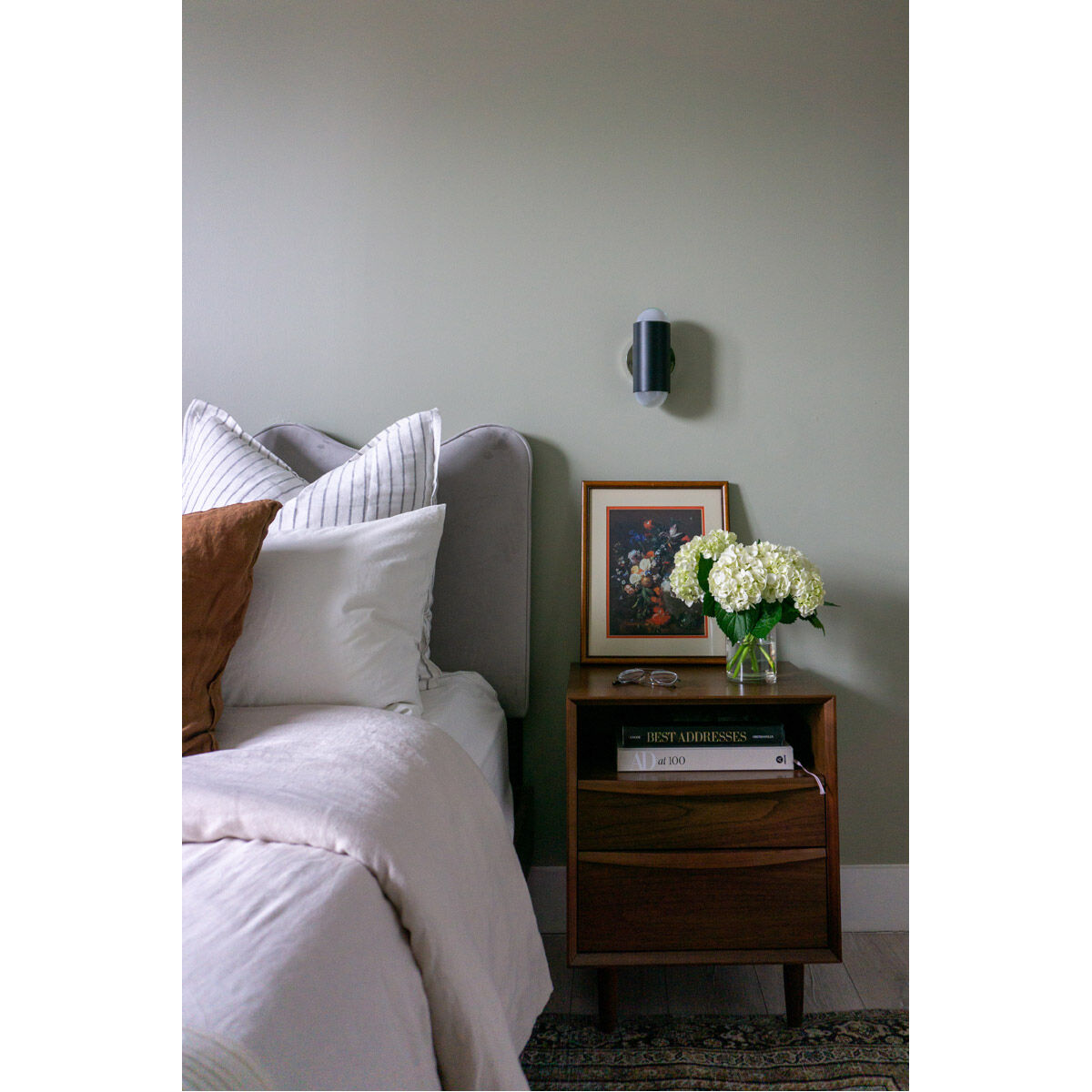 Kira 2 Light Polished Nickel/Soft Black Wall Sconce Wall Light