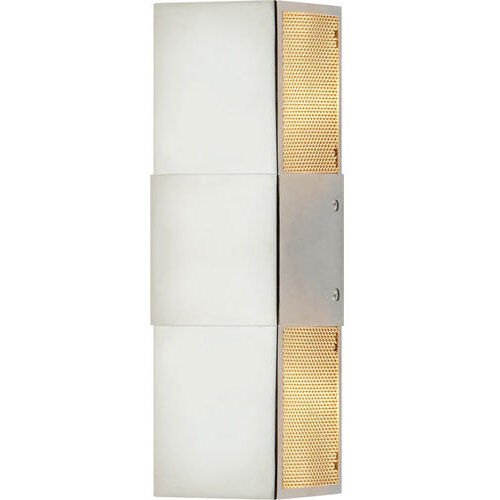 Clodagh Bowery 2 Light 12 inch Polished Nickel Bath Sconce Wall Light