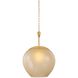 Gilda 1 Light 15.25 inch Aged Brass Pendant Ceiling Light