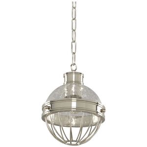 Montauk 1 Light 6.5 inch Polished Nickel Mini Pendant Ceiling Light