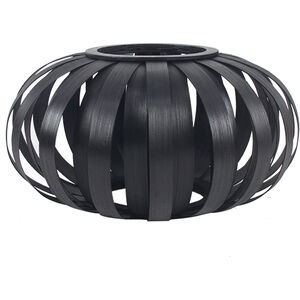 Bamboo 1 Light 19.7 inch Black Chandelier Ceiling Light