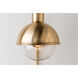 Riley 1 Light 6 inch Aged Brass Wall Sconce Wall Light