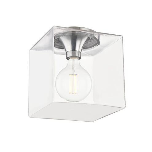 Grace LED 10 inch Polished Nickel Flush Mount Ceiling Light
