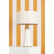 Jen 24.5 inch 15.00 watt Aged Brass and Cream Linen Table Lamp Portable Light