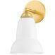 Jamila 1 Light 6.5 inch Aged Brass Wall Sconce Wall Light