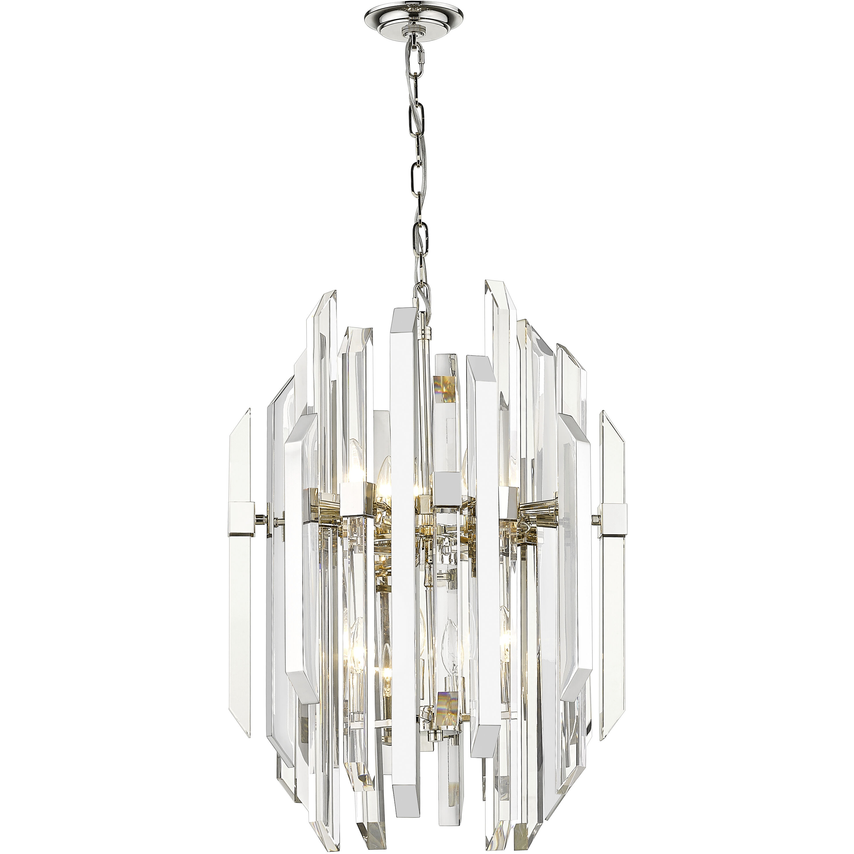 Bova 9 Light 20 inch Polished Nickel Chandelier Ceiling Light