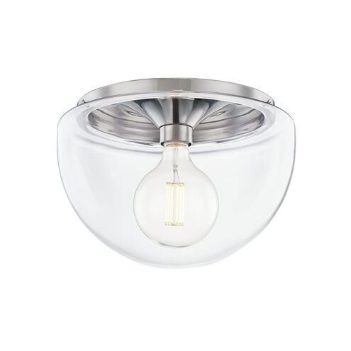 Grace LED 14 inch Polished Nickel Flush Mount Ceiling Light