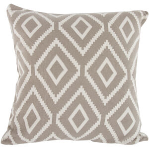 Kensington Cotton Cashmere 20 X 7 inch Tan and White Pillow