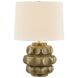 Drew 20.5 inch 15 watt Aged Brass and Ceramic Mocha Luce Table Lamp Portable Light