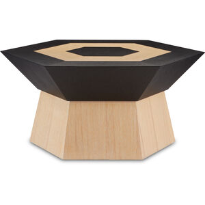 Arrow 38 X 17 inch Natural/Caviar Black Cocktail Table