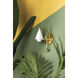 Hikari 1 Light 5 inch Aged Brass/Soft White Wall Sconce Wall Light