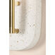 Ethel 1 Light 6 inch Aged Brass Wall Sconce Wall Light