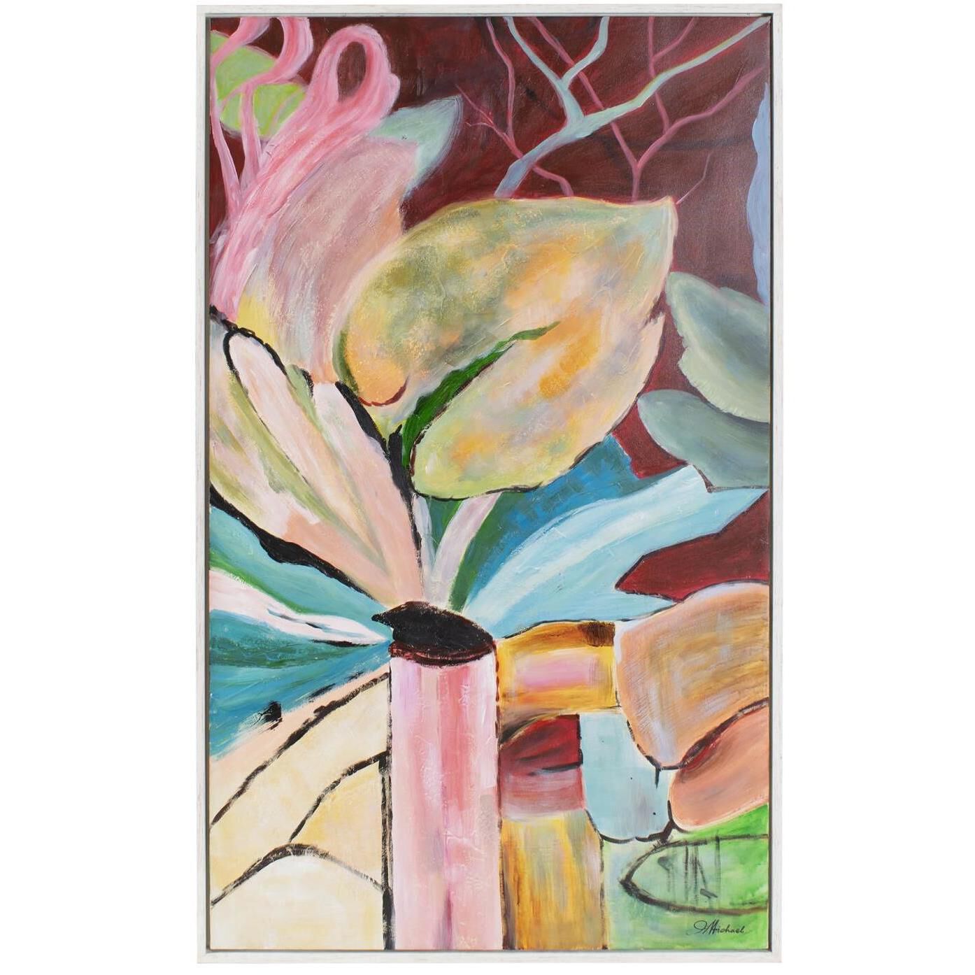 A Visit to Abbotsbury 61.5 X 37.5 inch Hand Painted Canvas