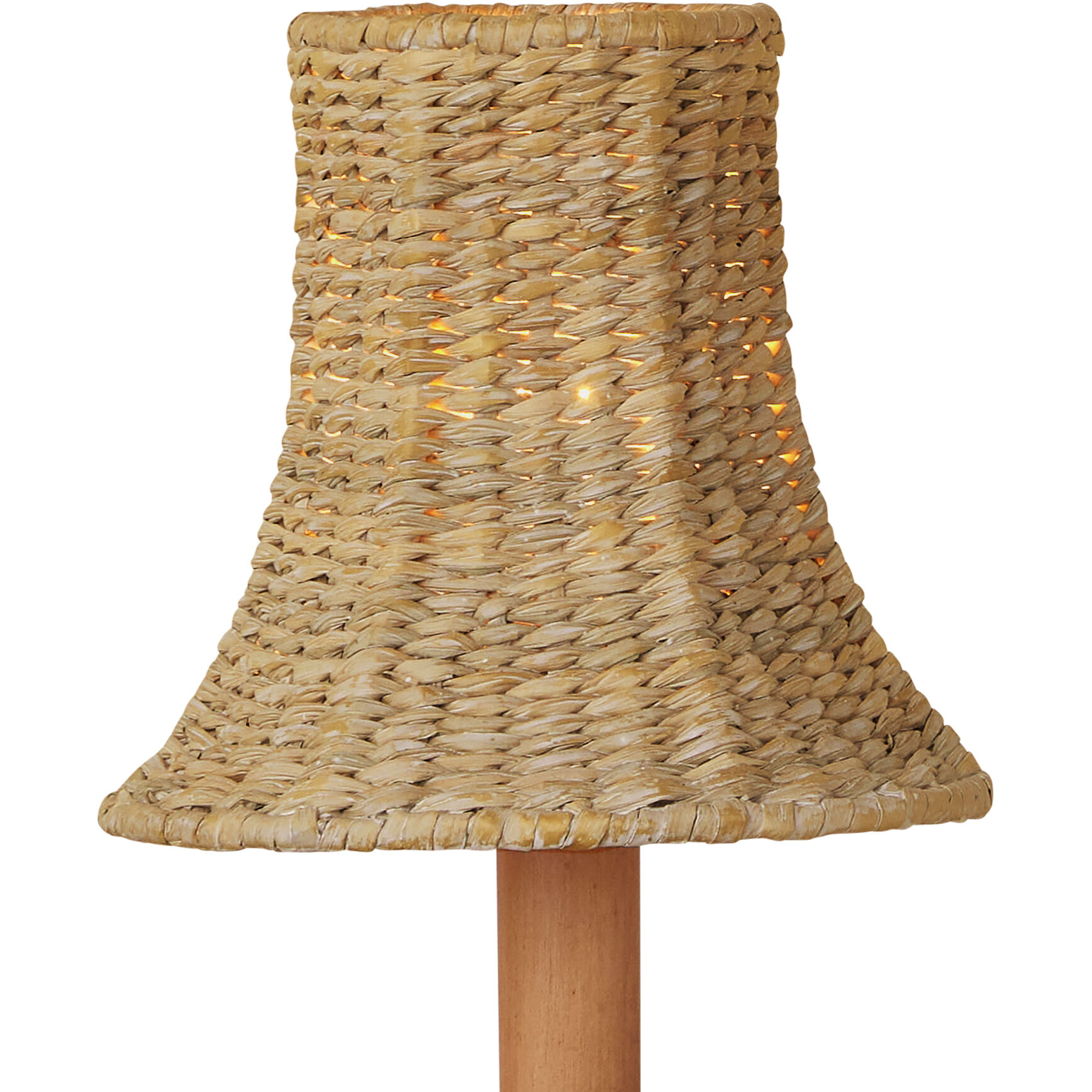 Bell Natural 5.5 inch Chandelier Shade, Suzanne Duin Collection