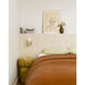 Bibi 1 Light 5 inch Aged Brass/Ceramic Antique Ivory Wall Sconce Wall Light