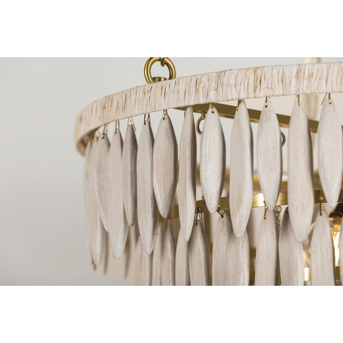 Tiffany 4 Light 24 inch Aged Brass Chandelier Ceiling Light