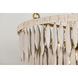 Tiffany 4 Light 24 inch Aged Brass Chandelier Ceiling Light