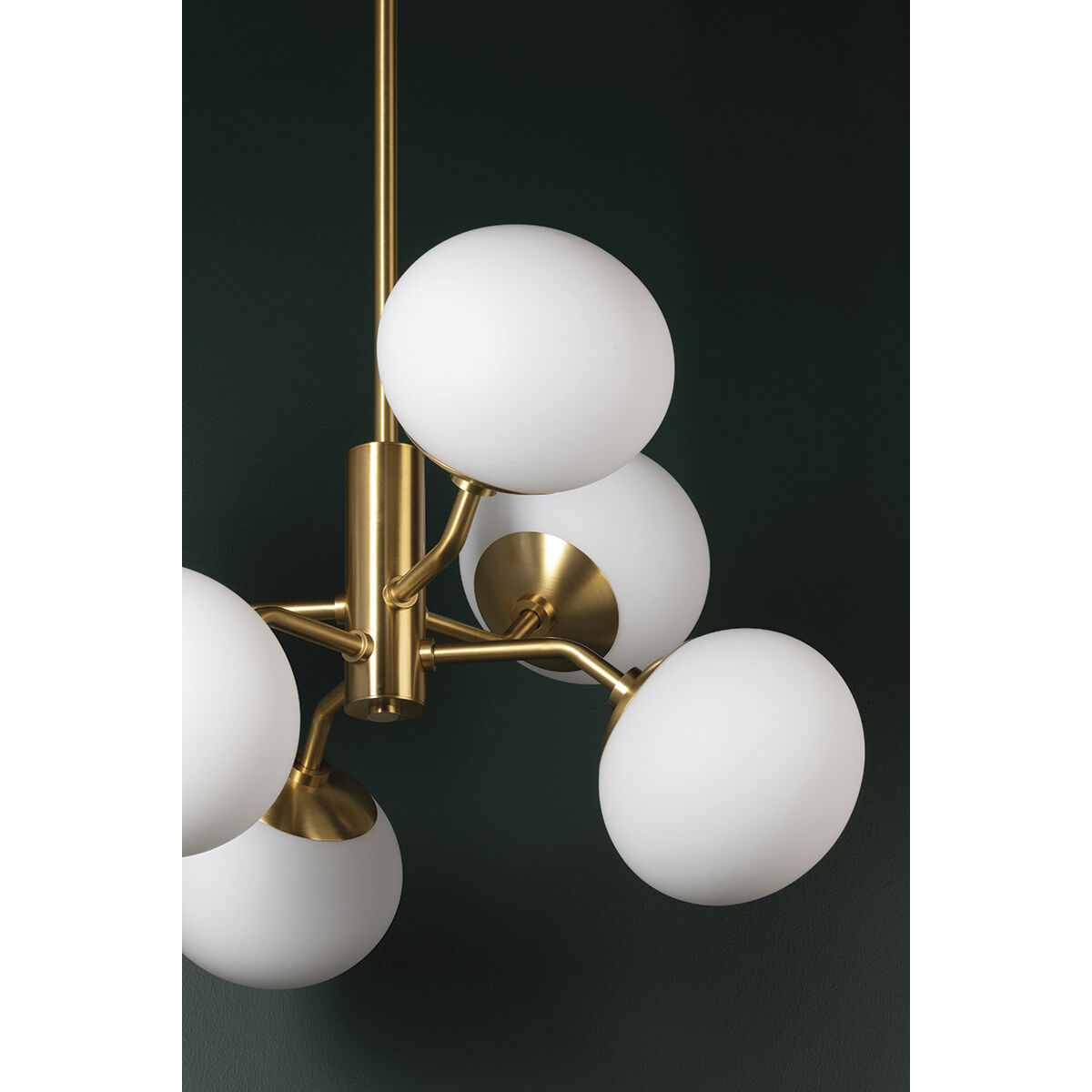 Estee 6 Light 28 inch Aged Brass Chandelier Ceiling Light