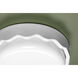 Wave 3 Light 16 inch Ceramic Matte White Flush Mount Ceiling Light