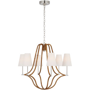 Chapman & Myers Biscayne 6 Light 30.25 inch Chandelier