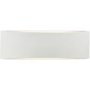 Ambiance LED 16 inch Gloss White ADA Wall Sconce Wall Light