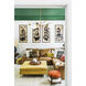 Victoria 3 Light 42 inch Vintage Gold Leaf Chandelier Ceiling Light