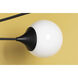 Victoria 3 Light 42 inch Textured Black Chandelier Ceiling Light