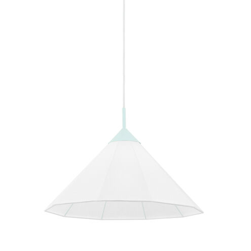 Gloria 1 Light 20 inch Robins Egg Blue Pendant Ceiling Light