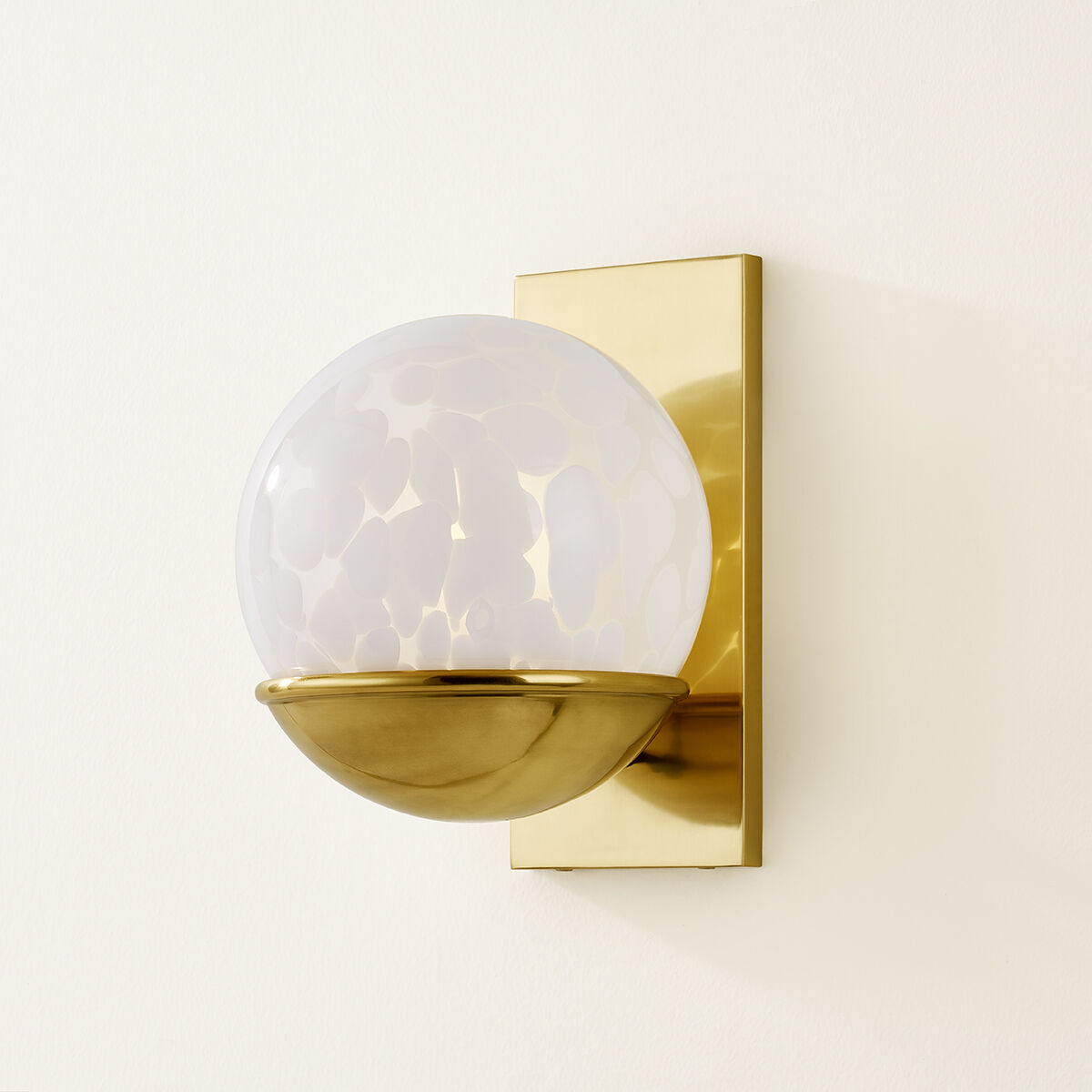 Cleo 1 Light 7.5 inch Aged Brass Wall Sconce Wall Light