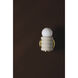 Bibi 1 Light 5 inch Aged Brass/Ceramic Antique Ivory Wall Sconce Wall Light