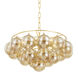 Mimi 6 Light 23 inch Aged Brass Chandelier Ceiling Light