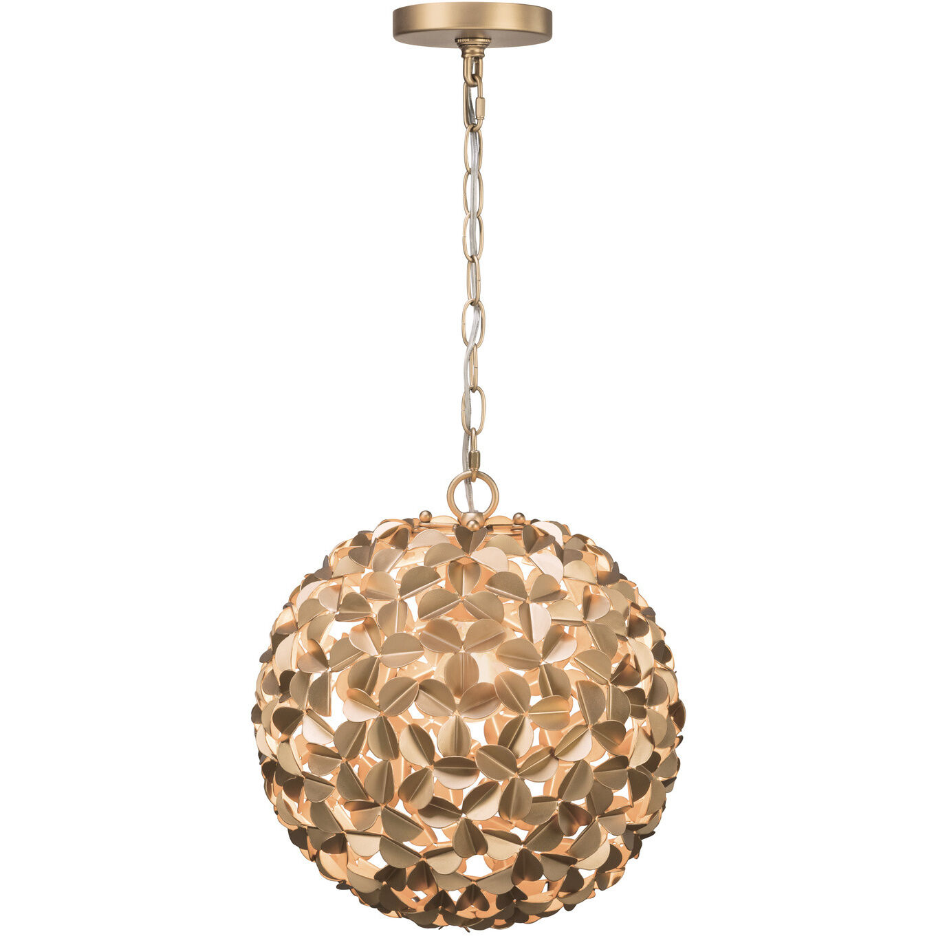Cora 1 Light 13 inch Soft Gold Chandelier Ceiling Light