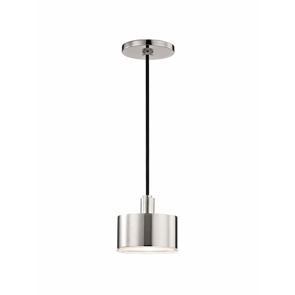 Nora LED 5 inch Polished Nickel Pendant Ceiling Light