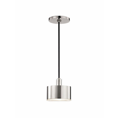 Nora LED 5 inch Polished Nickel Pendant Ceiling Light