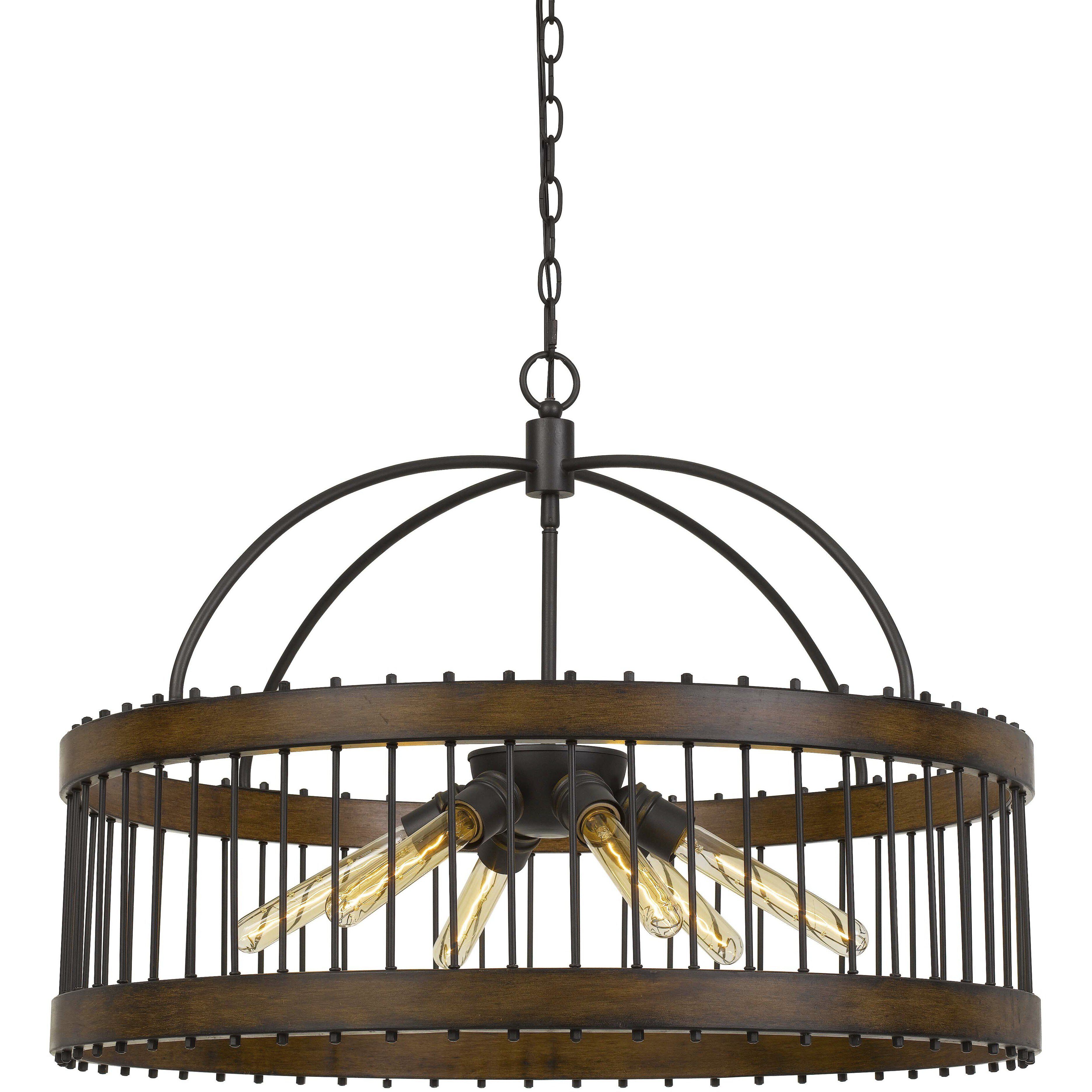 Cantania 6 Light 29 inch Painted Metal Pendant Ceiling Light