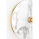 Chloe 2 Light 5 inch Aged Brass Wall Sconce Wall Light
