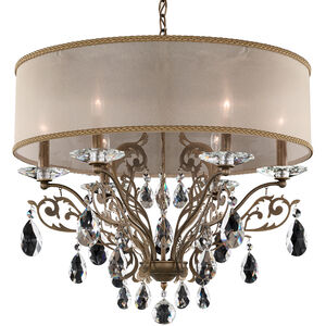 Filigrae 6 Light 24 inch French Gold Chandelier Ceiling Light