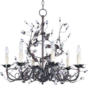 Elegante 6 Light 26.50 inch Chandelier