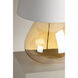 Thea 22.75 inch 60 watt Aged Brass Table Lamp Portable Light