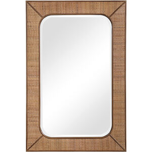 Tahiti 42 X 28 inch Rattan with Fir Wood Accents Wall Mirror