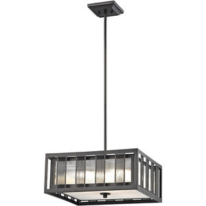 Meridional 4 Light 18 inch Bronze Pendant Ceiling Light