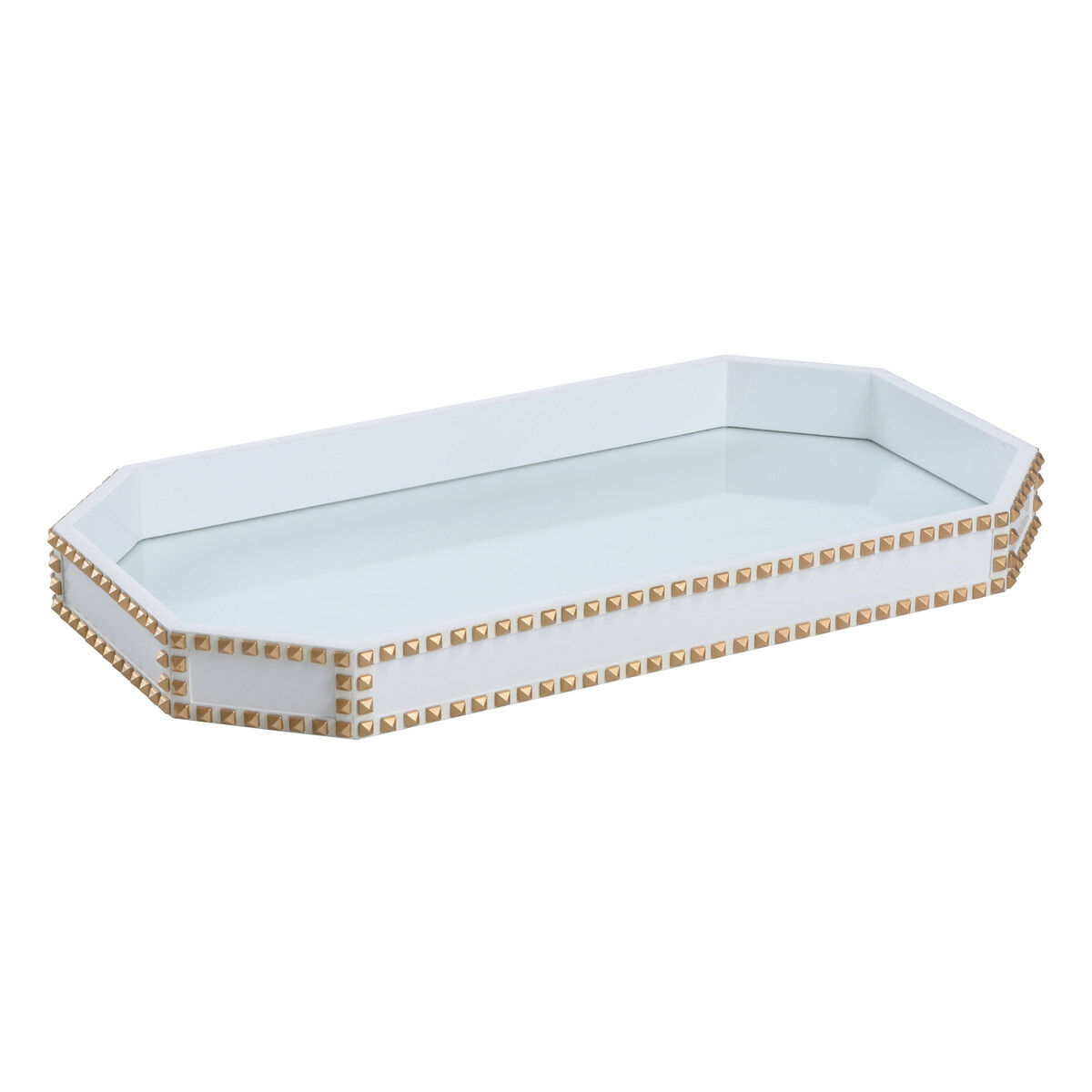 Shayla Copas White/Gold Tray