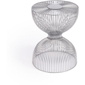 Nicholas Silver Metal End or Side Table