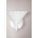 Kelsey 1 Light 7.5 inch Textured White Wall Sconce Wall Light