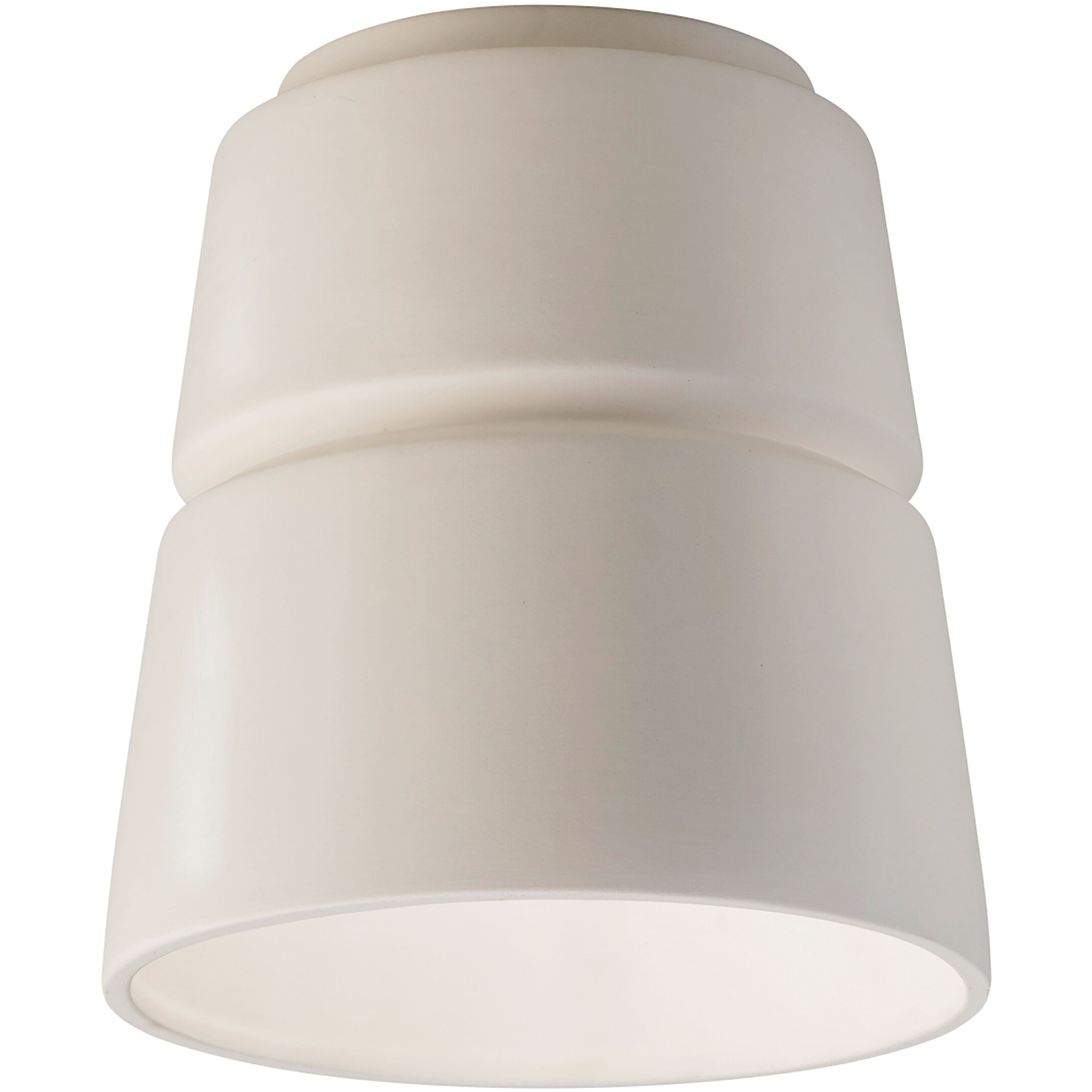 Radiance Collection 1 Light 7.5 inch Midnight Sky/Matte White Outdoor Flush-Mount