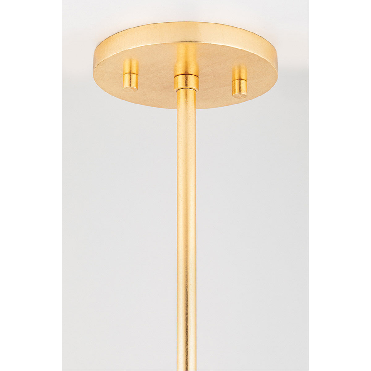Maddie 4 Light 10 inch Gold Leaf/White Pendant Ceiling Light